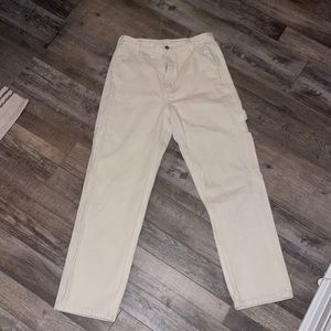 john galt cream cargo jeans